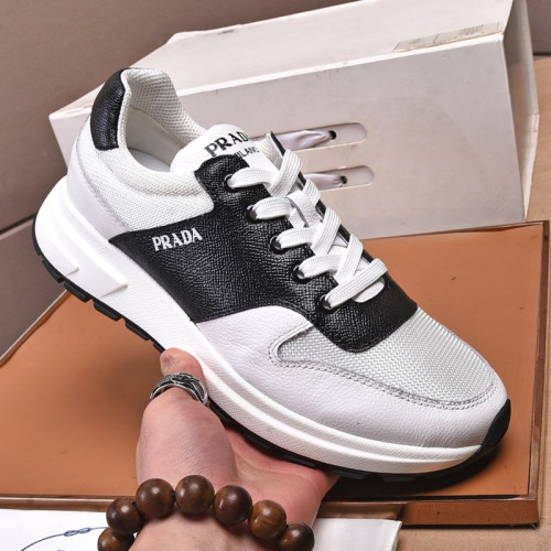 Prada Mens Shoes Sneakers Casual Shoes for Men Luxury Brand Breathable Fashion Sneakers with Original Box