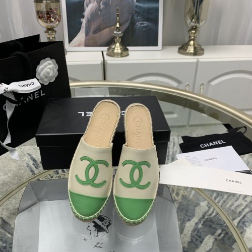 Chanel Womens Shoes Espadrilles Mules