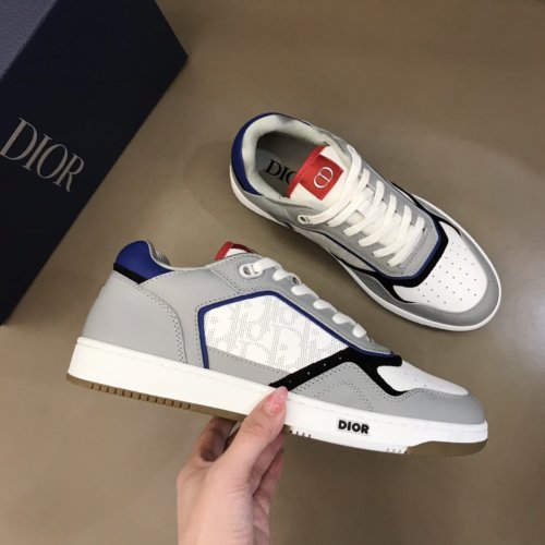 Dior Men Shoes Sneakers Luxury B27 Sneaker Fashion Sneakers Lace-Up with Original Box
