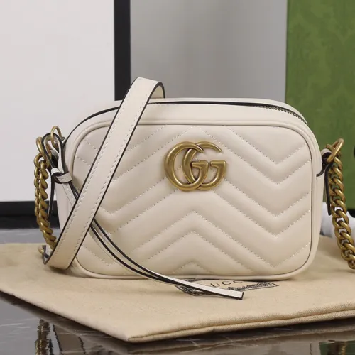 Gucci Womens Bags GG Marmont matelassé mini bag Gucci shoulder bag Luxury Brand with Original Box 448065 DTD1T 5729
