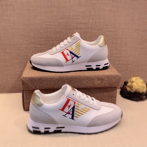 Armani Men Shoes Sneakers Fashion Design Luxury Brand Design