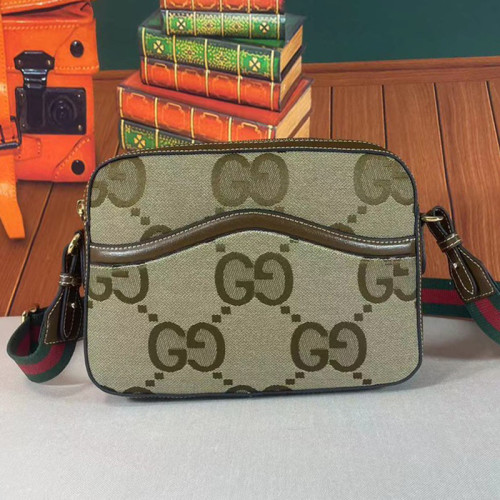 Gucci Womens Mens Bags Shoulder Messenger Bag Luxury Brand Gucci Messenger bag with jumbo GG with Original Box 675891 UKMDG 2570