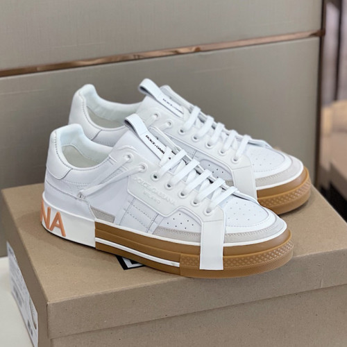 Dolce&Gabbana Men Shoes Sneakers Luxury Brand Calfskin Custom 2.Zero sneakers CS1973AQ7118B441