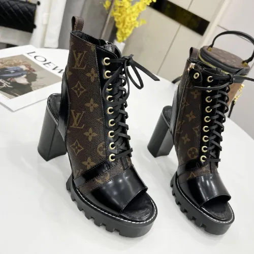 Louis Vuitton Womens Shoes Ankle Boots Leather Design Luxury Brand Summer Fashion Sandals PASSENGER SILHOUETTE BOOT with Original Box