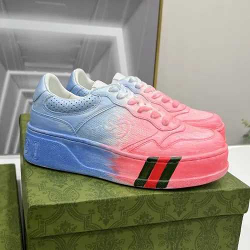 Gucci Womens Shoes Casual Shoes Design Luxury Brand Leather Sneakers with Original Box