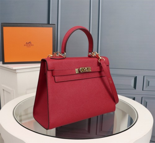 Hermes Womens Bags Handbags Luxury Brand Fashion Hermès Kelly 25cm 28cm K25 K28 Size Tote