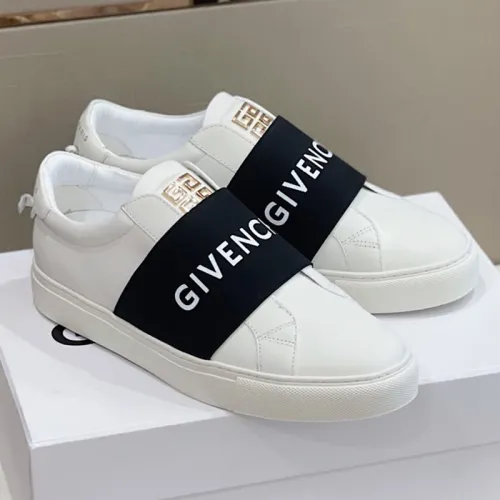 Givenchy Men Shoes Fashion Type Luxury Brand GIVENCHY SNEAKERS IN LEATHER WITH LATEX BAND with Original Box
