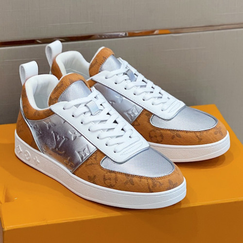 Louis Vuitton Men Shoes Fashion Sneakers RIVOLI Beverly Hills SNEAKER Luxury Brand Casual Shoes with Original Box
