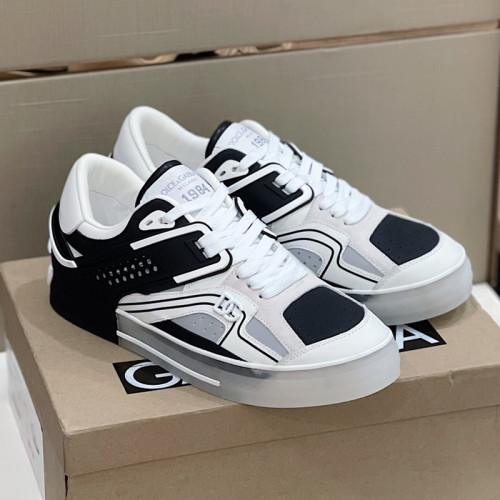 Dolce&Gabbana Men Shoes Sneakers Luxury Brand Calfskin Custom 2.Zero sneakers CS1973AY0098B979