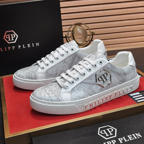 Philipp Plein Men Shoes Sneakers Low Top Sneaker Fashion Design Luxury Brand with Original Box