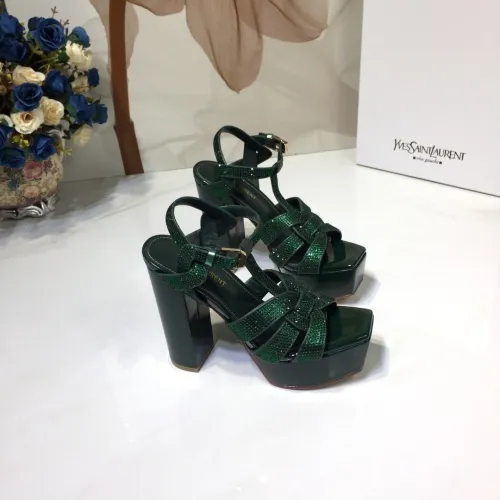 Saint Laurent YSL Womens Shoes BIANCA SANDALS 12cm
