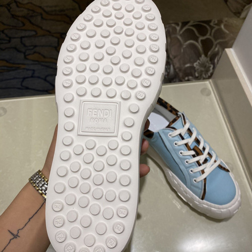 Fendi Womens Shoes FENDI FORCE Canvas and TPU Low-tops