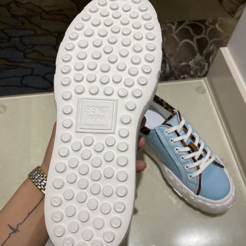 Fendi Womens Shoes FENDI FORCE Canvas and TPU Low-tops