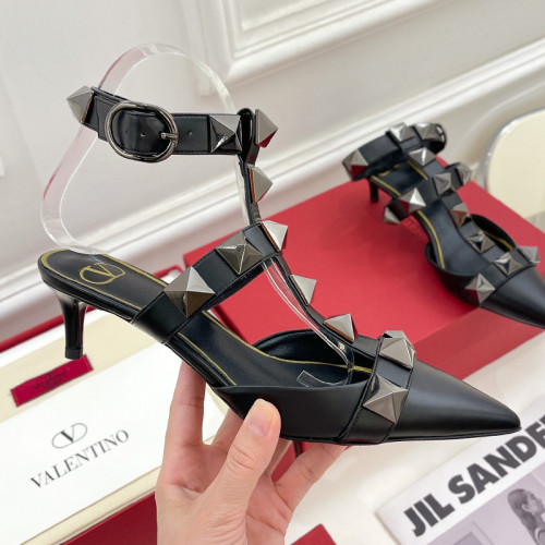 Valentino Women Shoes Mule Flip Flop Sandals ROMAN STUD SLIDE SANDAL IN QUILTED NAPPA with Original Box Luxury Brand 5cm Heel Design