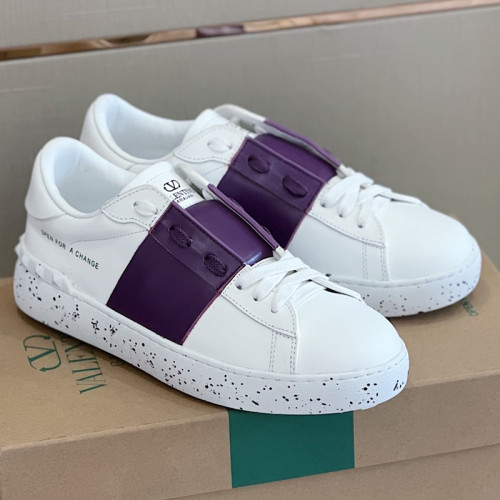 Valentino Men Shoes Fashion Design Luxury Brand OPEN SNEAKER WITH VLTN PRINT with Original Box WY0S0830BLUA01