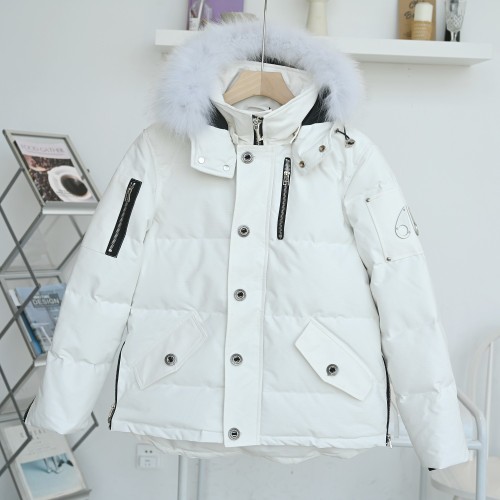 Moose Knuckles Design Mens Womens Winter Windprood Down Jackets Keep Warm 90% White Duck Down