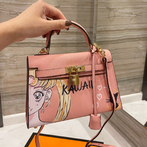 Hermes Womens Bags Handbags Luxury Brand Fashion Hermès Kelly Mini Kelly Second Generation Totes