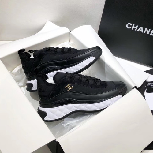 Chanel Men Shoes Sneakers Fashion Design Luxury Brand Lace-Up Sports Shoes with Original Box
