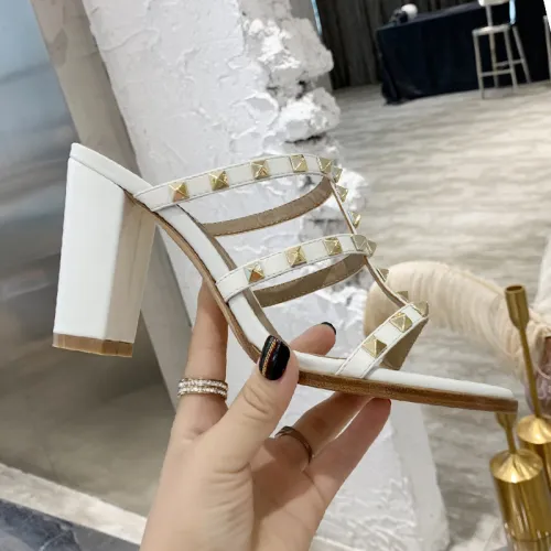 Valentino Women Shoes Mule Flip Flop Sandals ROMAN STUD SLIDE SANDAL IN QUILTED NAPPA with Original Box Luxury Brand