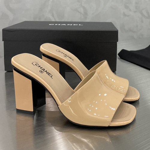 Chanel Womens Shoes Sandals Slippers Luxury Brand Design with Original Box 8.5cm Heel Women Slippers
