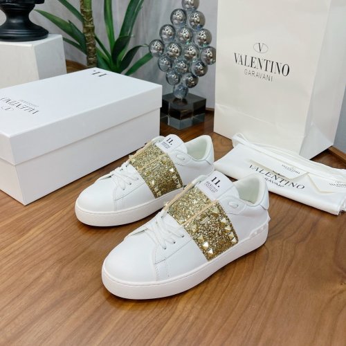Valentino Men Shoes Fashion Design Luxury Brand OPEN SNEAKER WITH VLTN PRINT with Original Box WY0S0830BLUA01