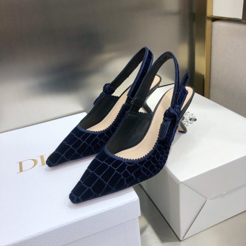 Dior Womens Shoes Sandals Fashion Pumps Luxury Brand D-Doll Quake Oblique J'ADIOR PUMP with Original Box