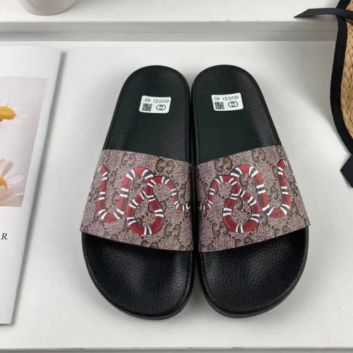 Gucci Mens Shoes Sandals Slides Slippers Luxury Brand Thick Sole Design with Original Box