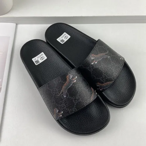 Gucci Mens Shoes Sandals Slides Slippers Luxury Brand Thick Sole Design with Original Box