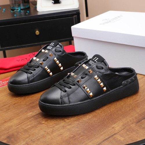 Valentino Womens Shoes Fashion Design Luxury Brand OPEN SNEAKER WITH VLTN PRINT with Original Box WY0S0830BLUA01