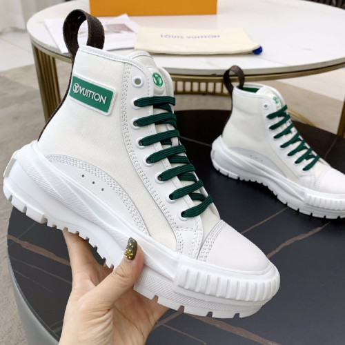 Louis Vuitton Womens Shoes Fashion Boots Luxury Brand LV SQUAD SNEAKER BOOT with Original Box 1A9418