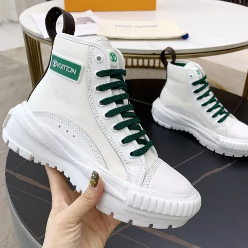 Louis Vuitton Womens Shoes Fashion Boots Luxury Brand LV SQUAD SNEAKER BOOT with Original Box 1A9418