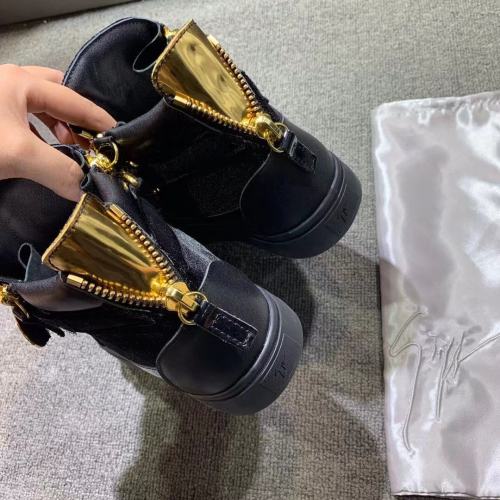 Giuseppe Zanotti Mens Shoes Luxury Brand High Top Sneakers Coby
