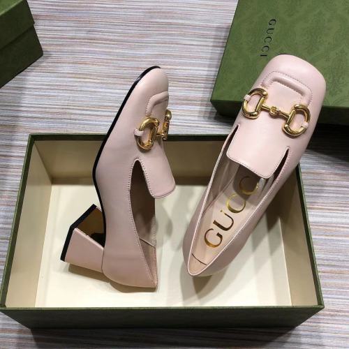 Gucci Womens Shoes Women's Mid-heel Pump with Horsebit 5.5cm