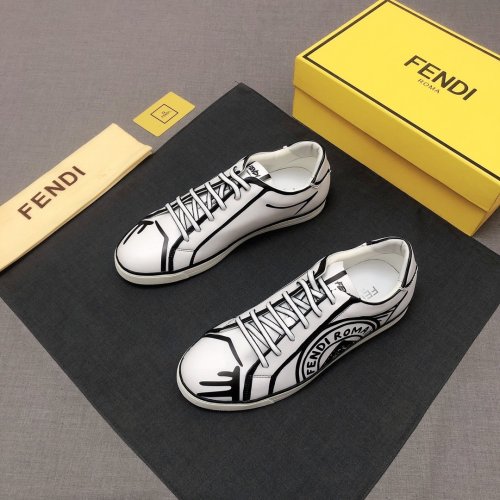 Fendi Mens Shoes Fashion Sneakers Luxury Brand Casual Shoes for Men with Original Box