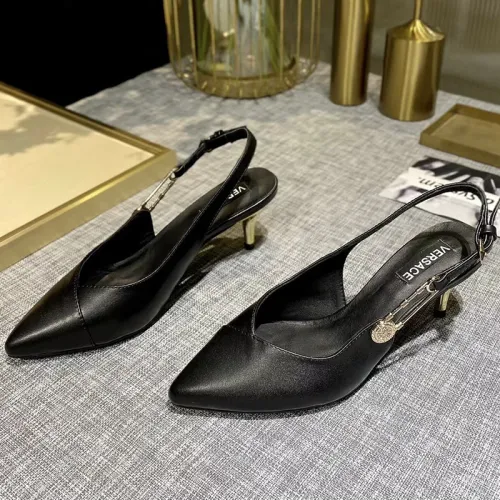 Versace Womens Shoes Slingback Sandals
