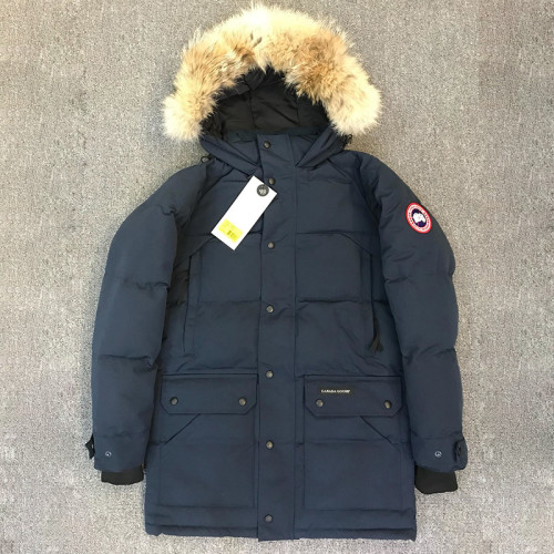 Canada Goose Langford Mens Winter Windprood Down Jackets Keep Warm 80% White Duck Down