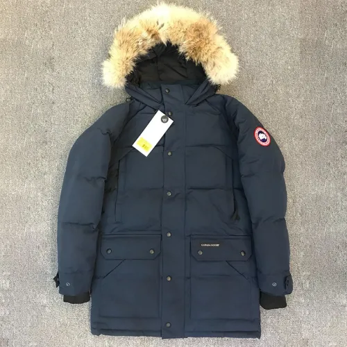 Canada Goose Langford Mens Winter Windprood Down Jackets Keep Warm 80% White Duck Down