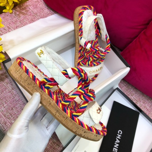 Chanel Womens Shoes Sandals Summer Luxury Brand Slippers Slides Sandals for Women with Original Box