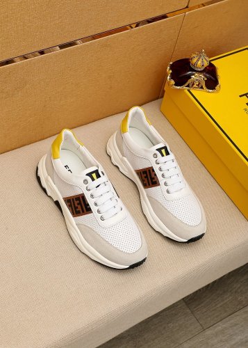 Fendi Mens Shoes Fashion Sneakers Luxury Brand Casual Shoes for Men with Original Box