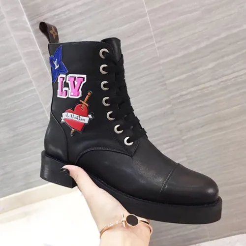 Louis Vuitton Women Shoes Boots WONDERLAND RANGER Boot Luxury Brand Women Booties