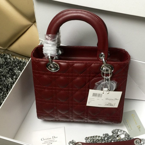 Dior Womens Bags Handbags Luxury Fashion MEDIUM LADY D-LITE BAG with Original Box