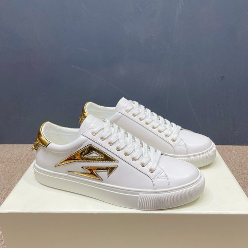 Givenchy Men Shoes Fashion Type Luxury Brand GIVENCHY SNEAKERS IN LEATHER WITH LATEX BAND with Original Box