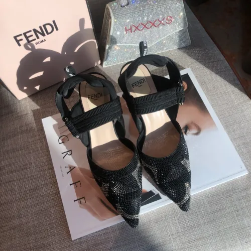Fendi Womens Shoes Pump SLINGBACKS 8.5cm