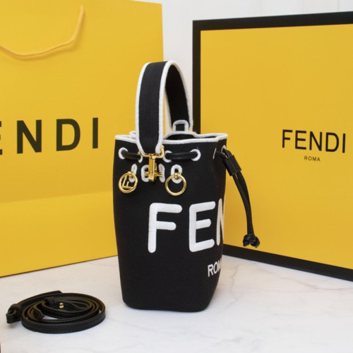 Fendi Womens Bag MON TRESOR Bucket Bag
