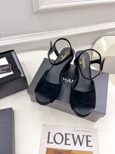 Chanel Womens Shoes Pumps Fashion Sandals Summer Design 7.5cm Heel Luxury Brand Design with Original Box