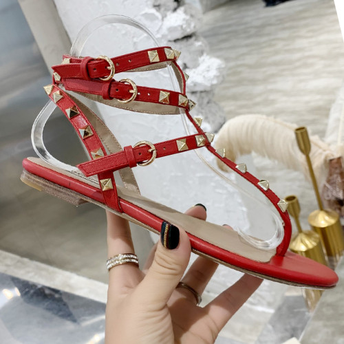 Valentino Women Shoes Mule Flip Flop Sandals ROMAN STUD SLIDE SANDAL IN QUILTED NAPPA with Original Box Luxury Brand