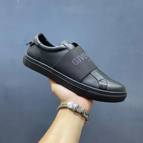 Givenchy Men Shoes Fashion Type Luxury Brand GIVENCHY SNEAKERS IN LEATHER WITH LATEX BAND with Original Box