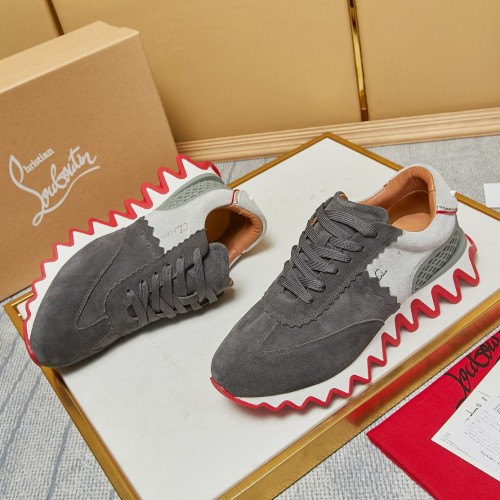 Christian Louboutin Mens Shoes Sneakers Luxury Brand Red Bottom Design Sports Footwears