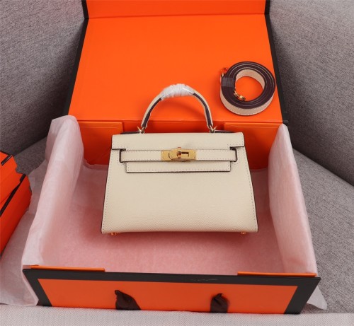 Hermes Womens Bags Handbags Luxury Brand Fashion Hermès Kelly Mini Kelly Second Generation Totes
