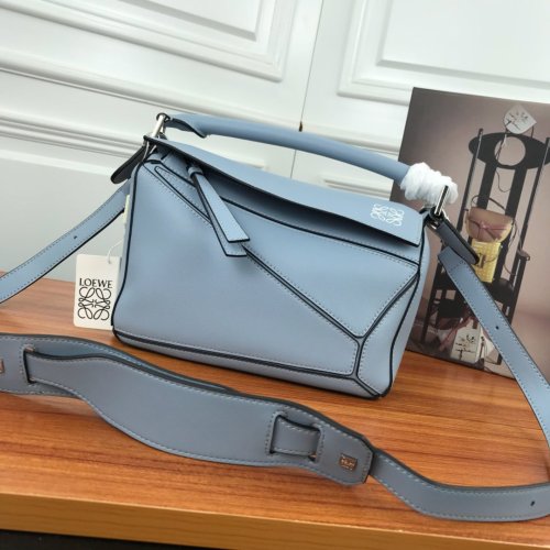 Loewe Womens Bag Small Puzzle Bag in Soft Grained Calfskin